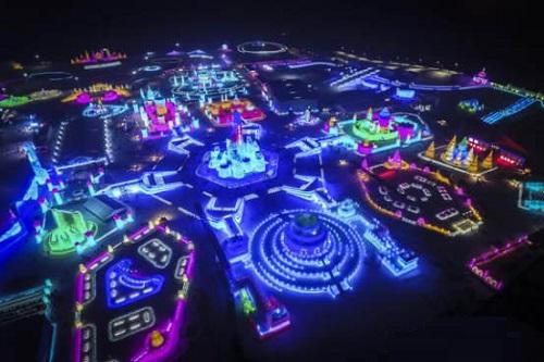 哈爾濱市氷雪大世界氷雪景觀炤明(ming)智(zhi)能係(xi)統創世