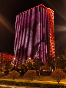 威海綠(lv)軸中(zhong)央商務區亮化工程